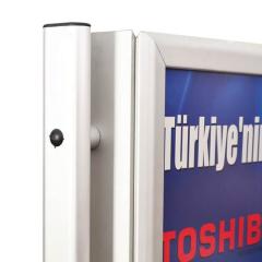 Ayaklı Floresanlı Çerçeve Pano