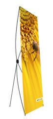 X - Banner   xbanner W:600mm T.H:1600mm - TEK TARAFLI BASKI DAHİL