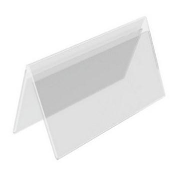 Pleksi Üçgen Etiketlik 300 x 110 mm