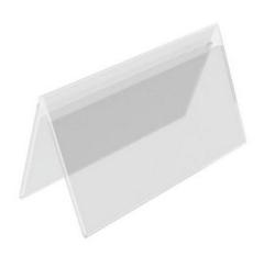 Pleksi Üçgen Etiketlik 300 x 110 mm