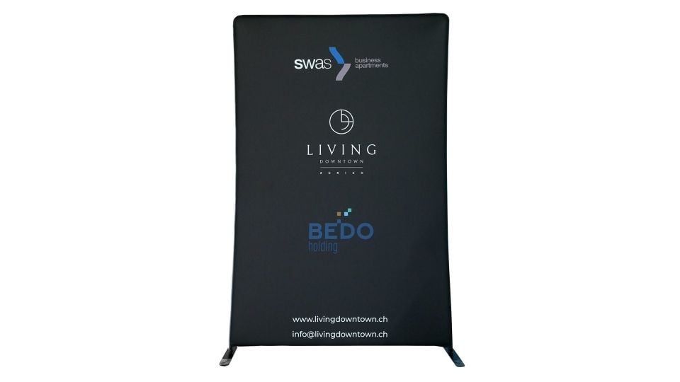 Kumaş Baskılı Boru Stand