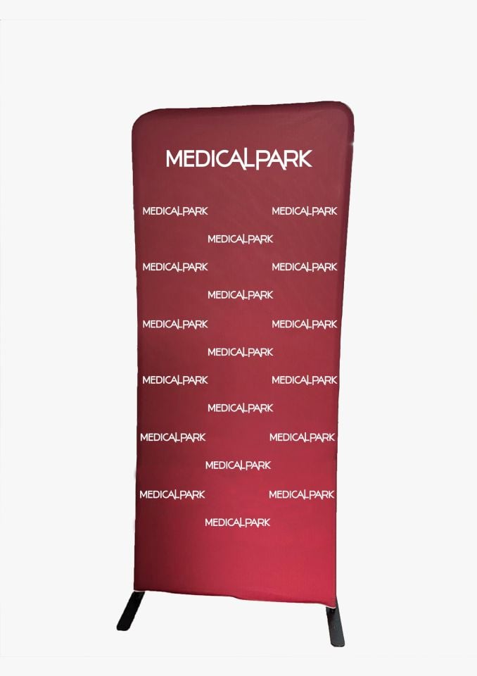 Kumaş Baskılı Boru Stand