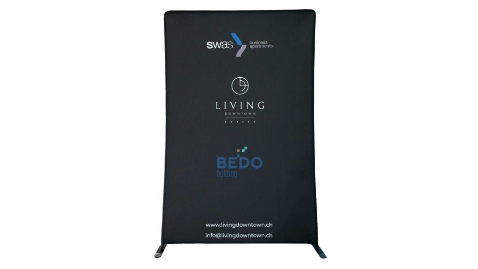 Kumaş Baskılı Boru Stand 150*230