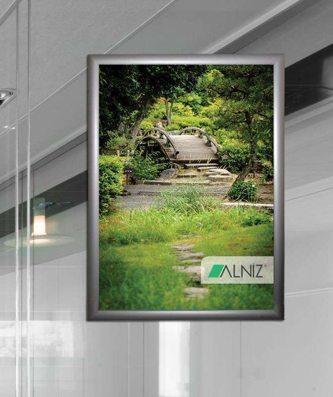 Cam Tipi Alüminyum Çerçeve Pano 32 MM - 841 x 1189 mm (A0)
